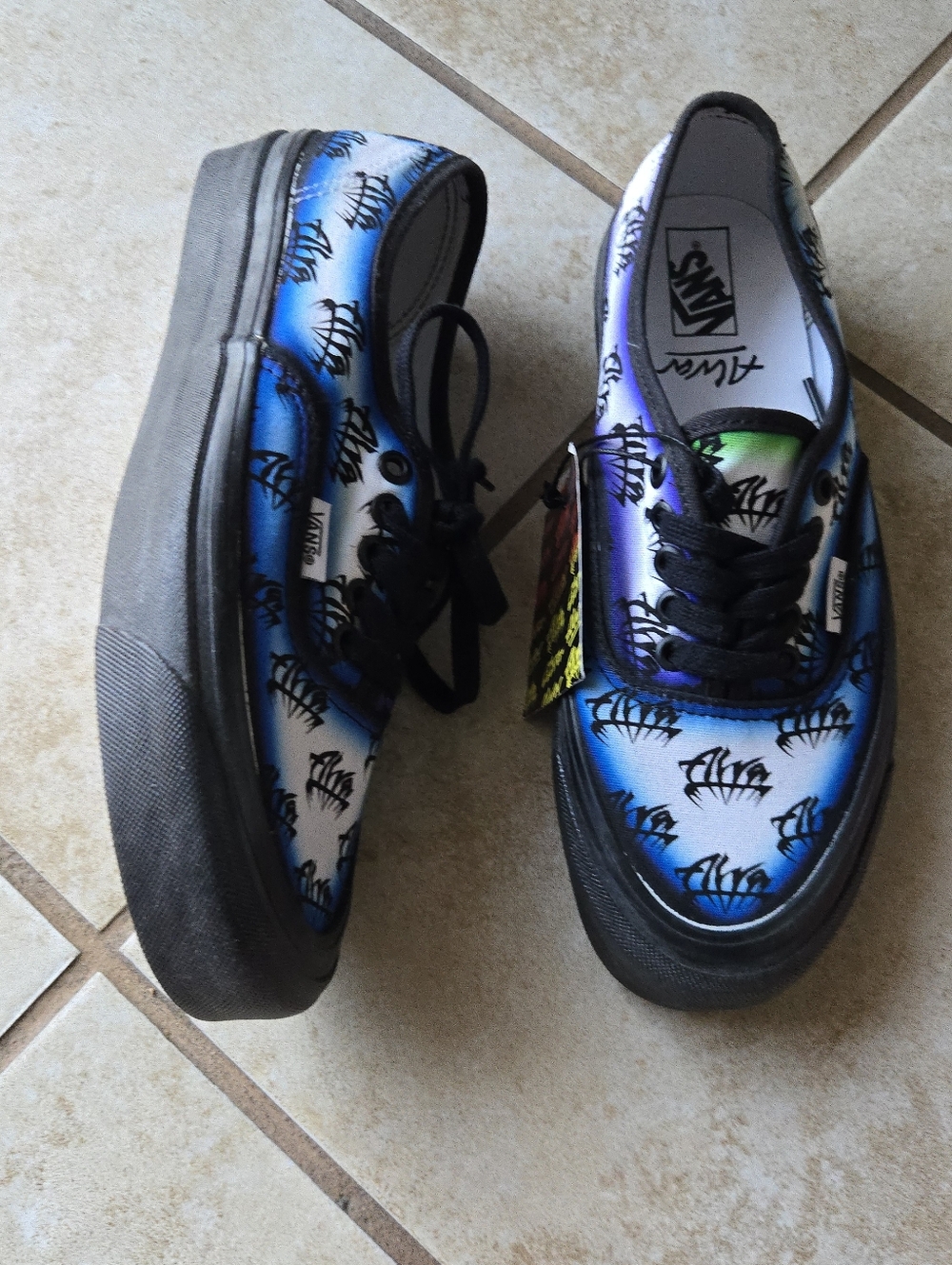 Vans x Alva Skates Authentic 44 DX Women 8.5 Halo Multicolor 052026 - Picture 4 of 8